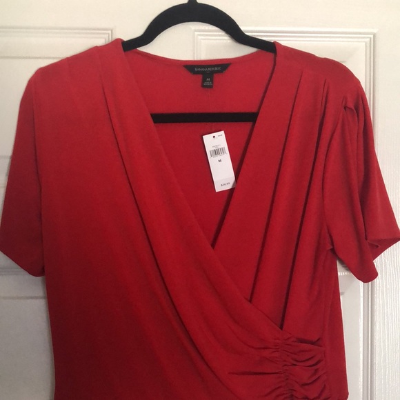 ❤️Banana Republic❤️red blouse - Picture 5 of 10
